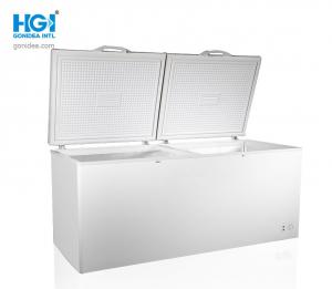 China Gonidea Folding Door R134a 818 Liter Deep Chest Freezer Electric PCM White on sale