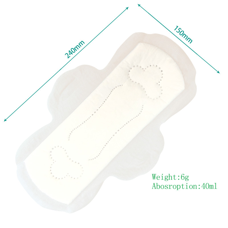 Super Soft Surface Ultra Thin Daily Use Disposable Sanitary Pad For Woman
