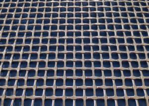 Quality Architectural Flat Crimped Woven Wire Mesh 310S 2205 Decorative Wire Grille Panels wholesale