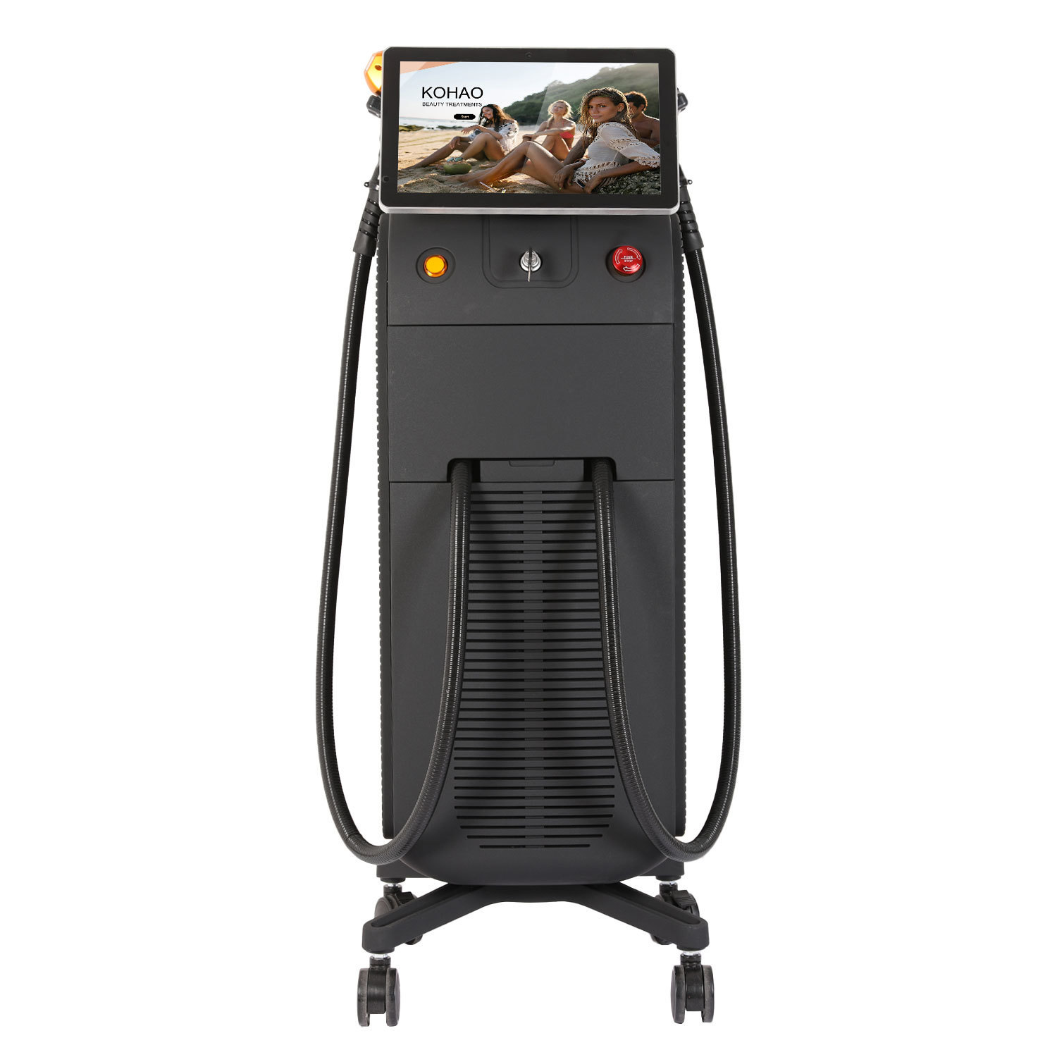 2500W Diode Laser Hair Removal Machine with 150J/cm2 Energy 20 Million Shots Longevity