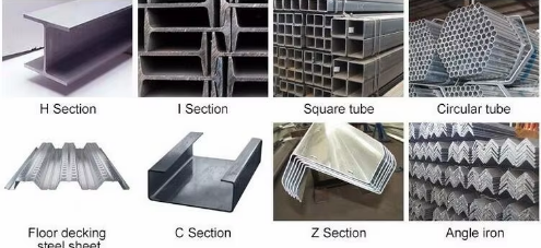 Steel structure material components