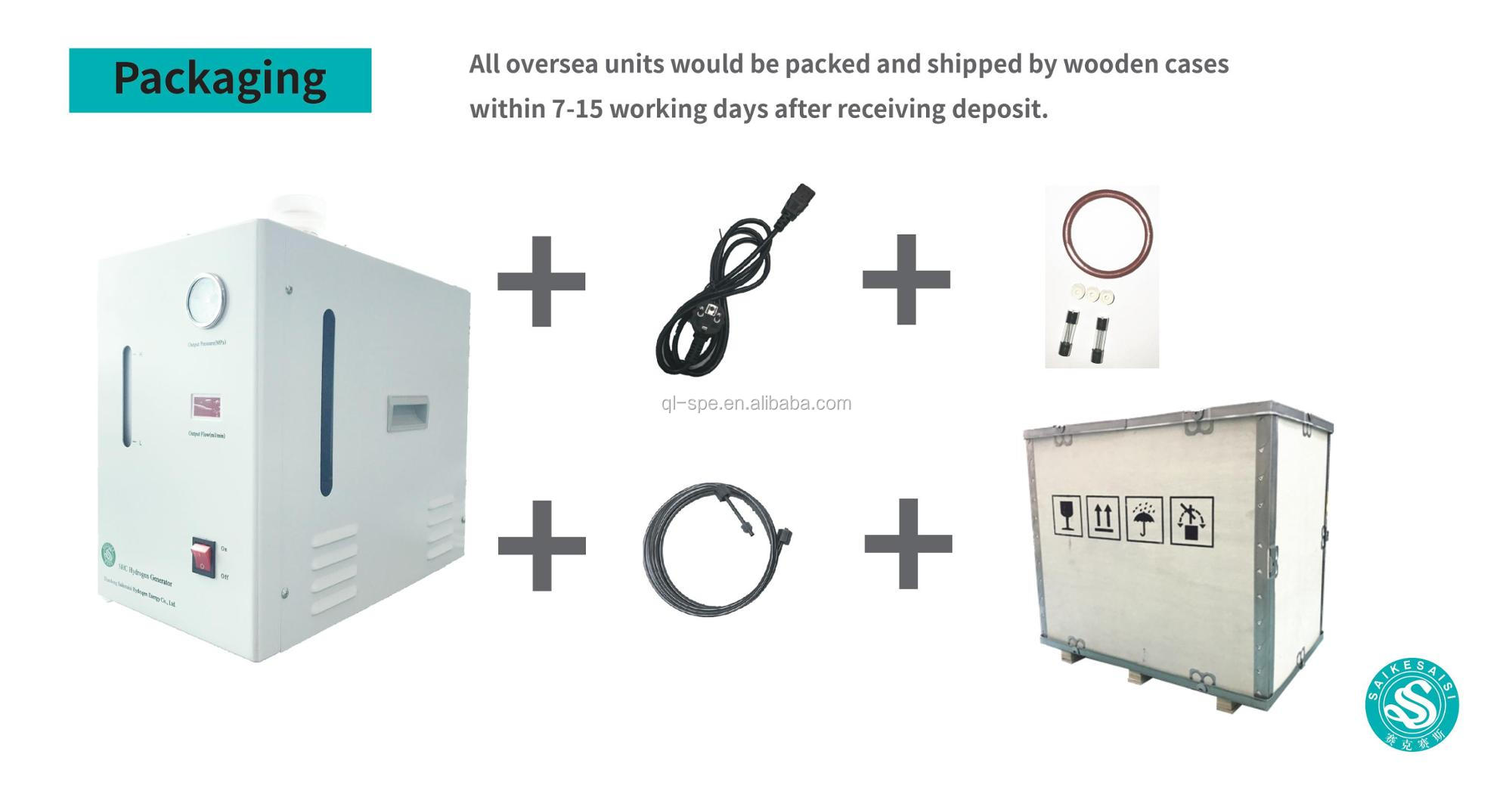Pem Hydrogen Electrolyzer Production Pure Water Electrolysis Hydrogen Generator Maker