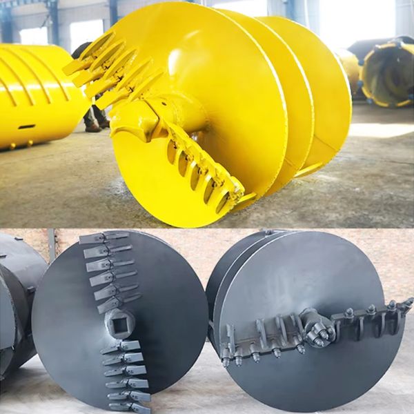 custom Auger Boring Machine 300mm to 1000mm Auger Drill Bits (for Earthmoving Drilling Engineering Machinery Components) High Torque Bearings is