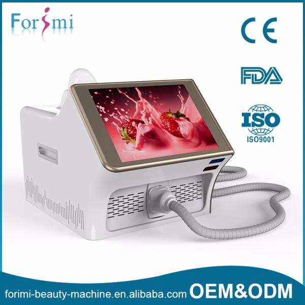 2016 most professional with double-peltier cool head portable 808 diode laser hair removal machine