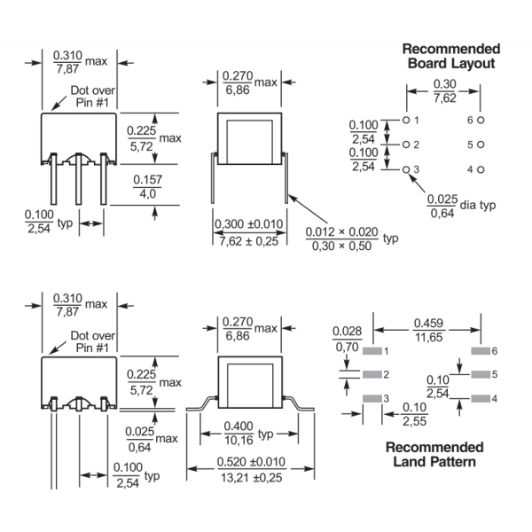 Through Hole Ferrite Core Wideband RF Transformers SWB1010-PCL / SWB1015-PCL / SWB2010-PCL