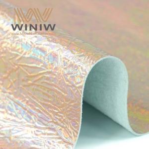 Antibacterial Shoes Synthetic Leather PU Coated Microfiber Shoe Lining Fabric