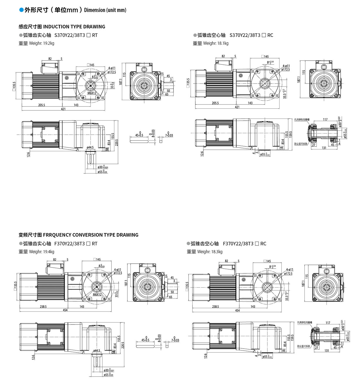 medium ac gear motor