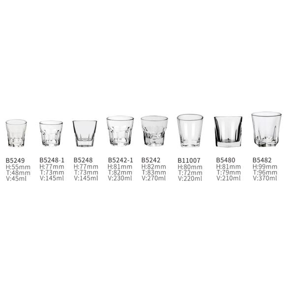 Custom Promotional Whiskey Glass Tumbler With Thickened Wall And Rim