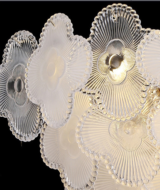 Four Leaf Shape Modern Decorative Lamps Lighting 7m2 To 25m2 ODM OEM