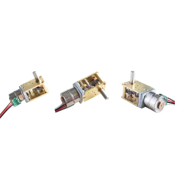 10mm 2 Phase 4 Wire Mini Dc Geared Stepper Motor For Ip Camera 40 Ohm DC 5.0V