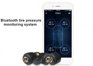 Quality -30℃ - 80℃ Wireless TPMS System , Tire Pressure Monitoring System For Motorcycles wholesale