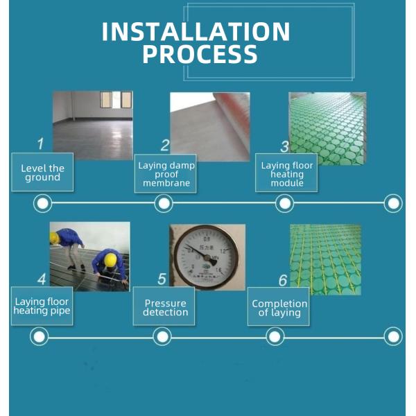 Moisture Proof Under Floor Heating Boards Underfloor Heating Insulation Mats XPS core
