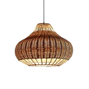 Quality Handmade creative Rattan Pendant Light chandelier Round Shape wholesale