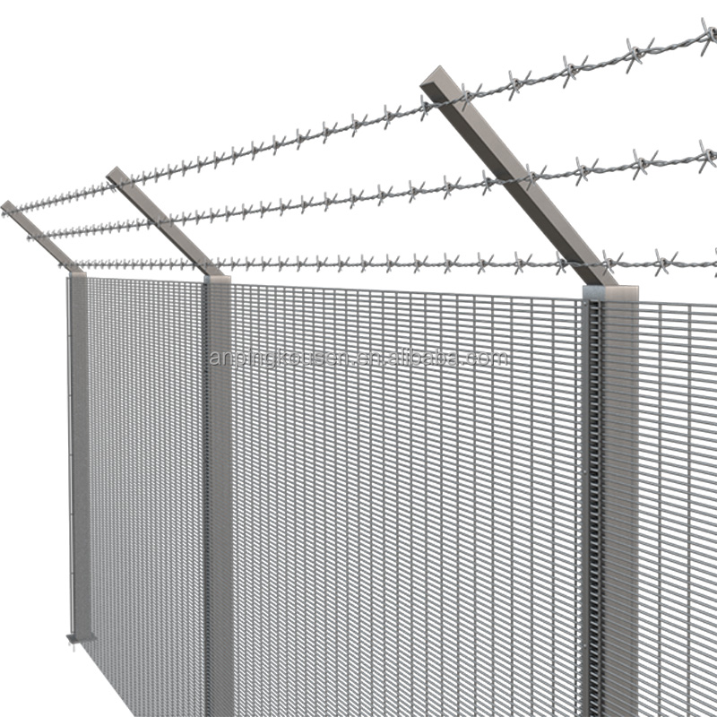 Easily Assembled High Security Anti Climb Airport Fence/358 Fence with and PVC Coating