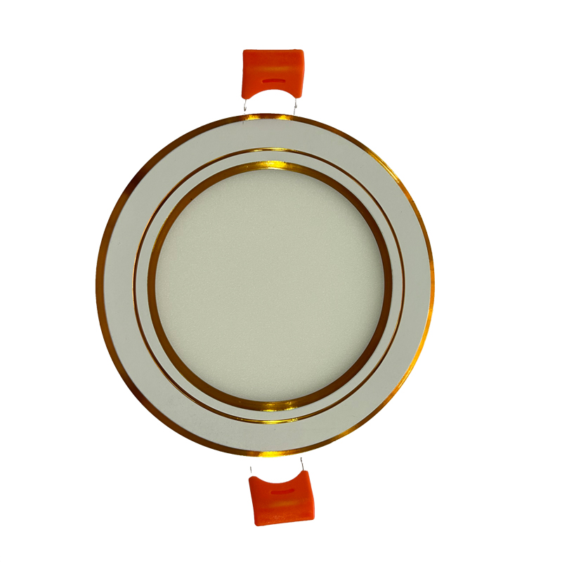 60hz Led Slim Downlight With Gold Border SMD2835 For Vietnam