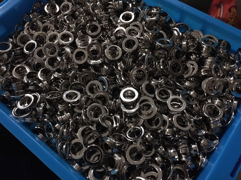 800# 10MM High Quality Round Brass Gold Eyelets Flat