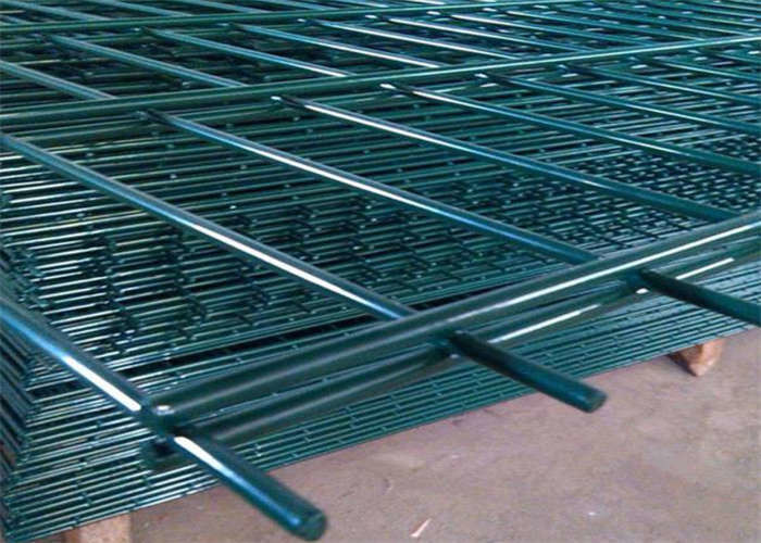 Welded Powder Coated Wire Fencing 868 Twin Wire Mesh Fencing 2.0-2.5m Width