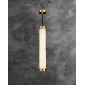 Quality Alabaster Bedside Ceiling Lights 80*500mm Bedside Pendant Lights 10W wholesale
