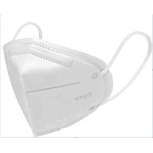 Quality White KN95 Disposable Masks 15.3*21CM For Adults Antibacterial Chemical Repellent wholesale