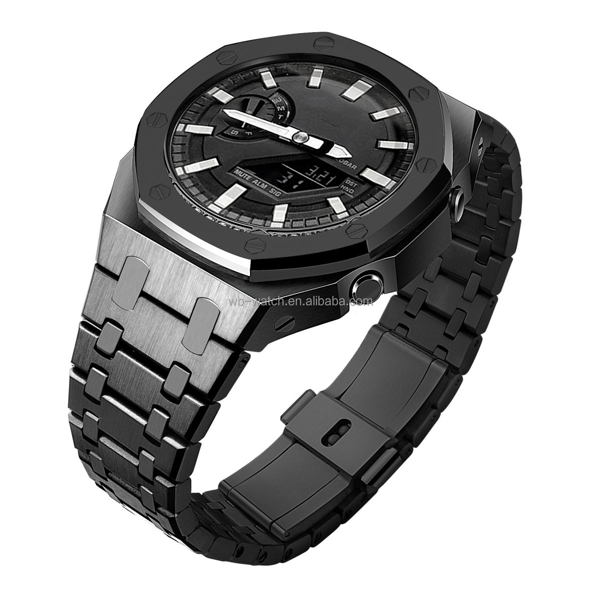 Upgrade Your Style With This Stainless Steel Watch Case And Band For G Shock Ga2100