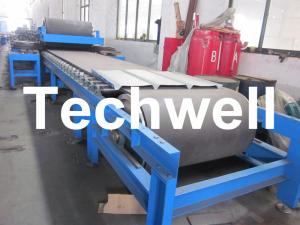 Quality Continuous Rubber Belt Conveyor PU Sandwich Panel Roll Forming Machine wholesale