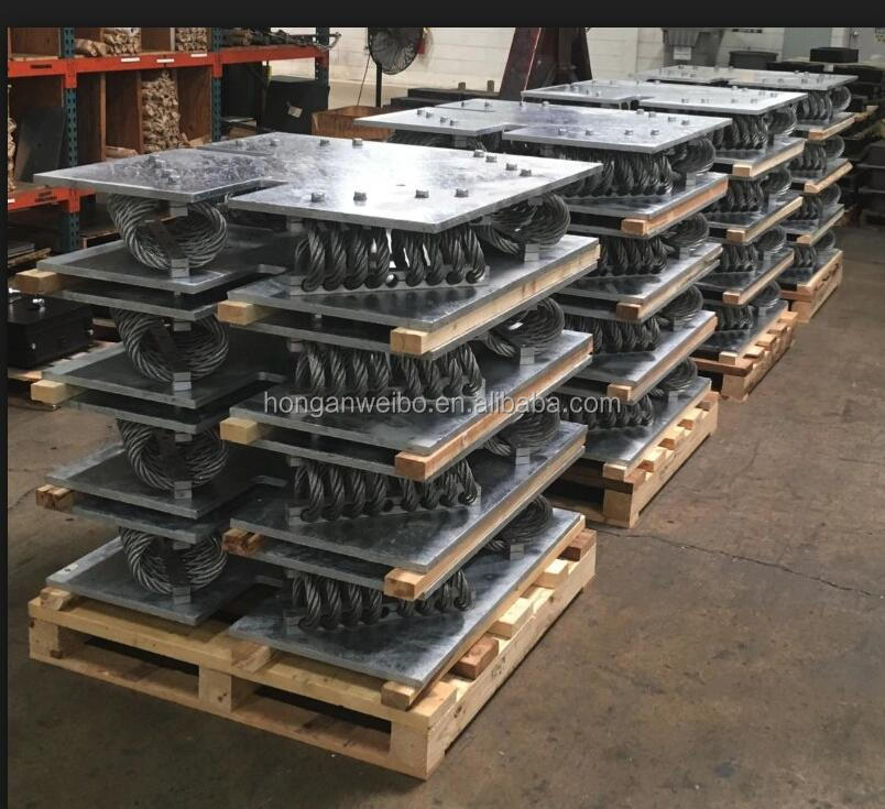 Water Pump Wire Rope Vibration Damper For Heavy Equipment Rail