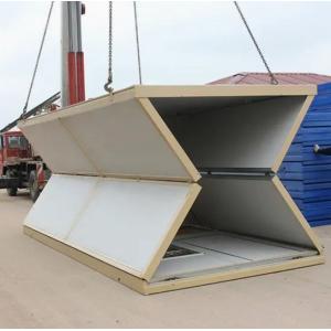 Single Double Door Prefabricated Structural Steel Folding Container House