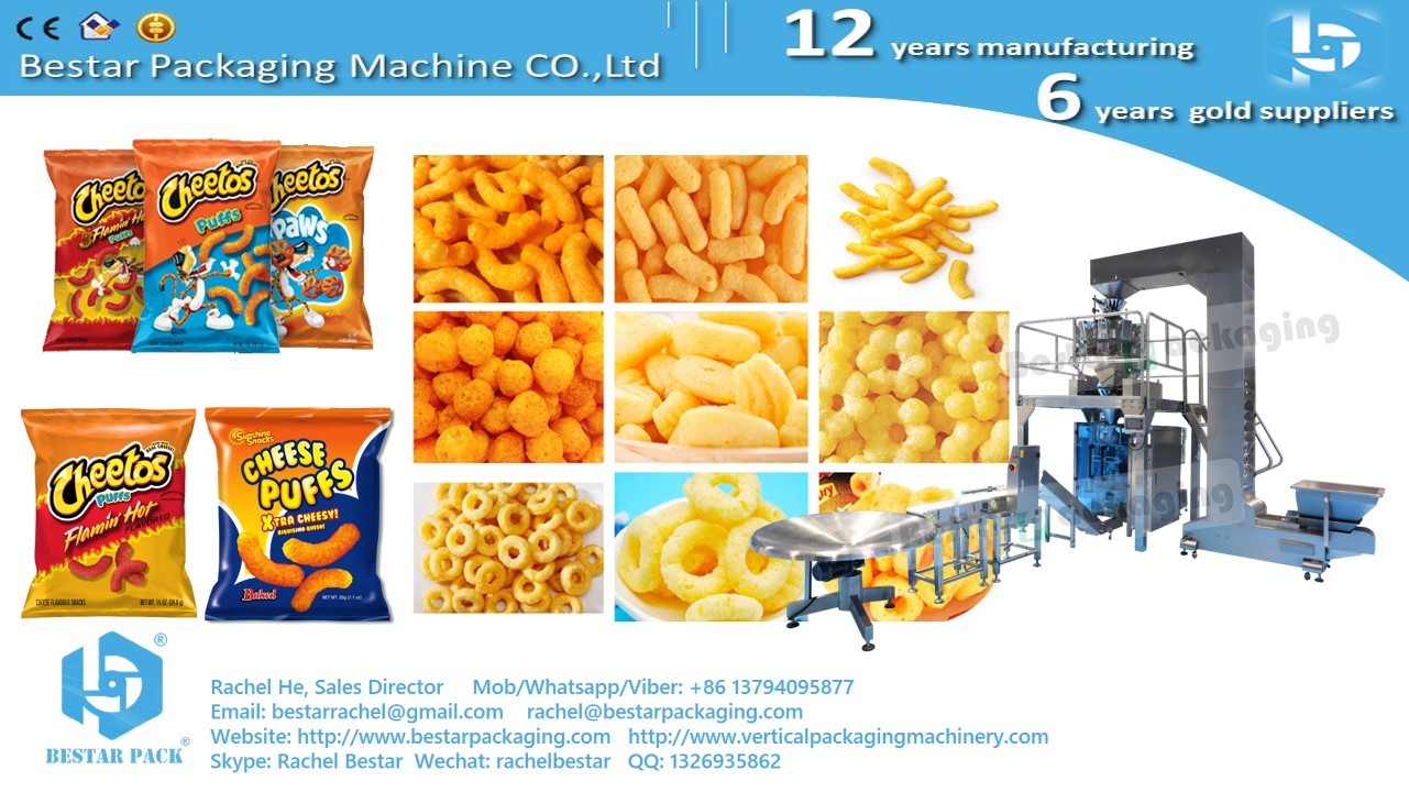 High-speed inflatable corn Cheetos snack packaging machine BSTV-450AZ