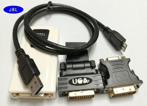 China 2016 hot sale VGA USB Display adapter, with USB 3.0 cable, DVI to VGA/ HDMI adapter on sale