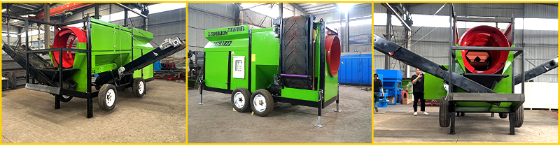 Mobile Drum Circular Compost Sifter The Ultimate Choice for Compost Production