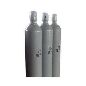 China High purity Kr Purity 99.999% krypton gas cylinder for make miner's lamp on sale