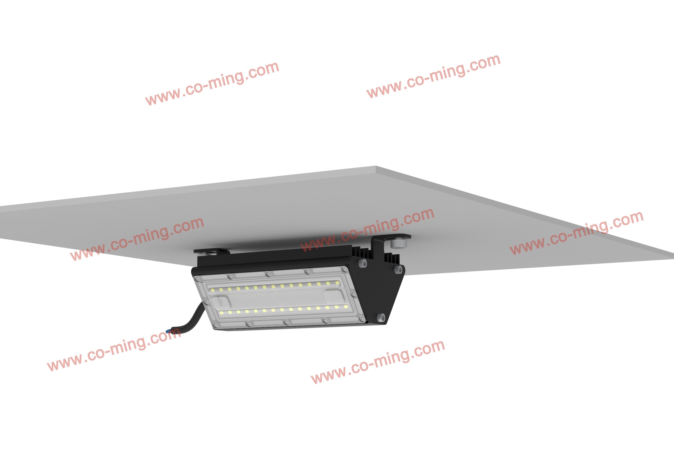 30W IP66 IK10 Asymmetric G5 Metal Bulkhead Lights For Tunnel