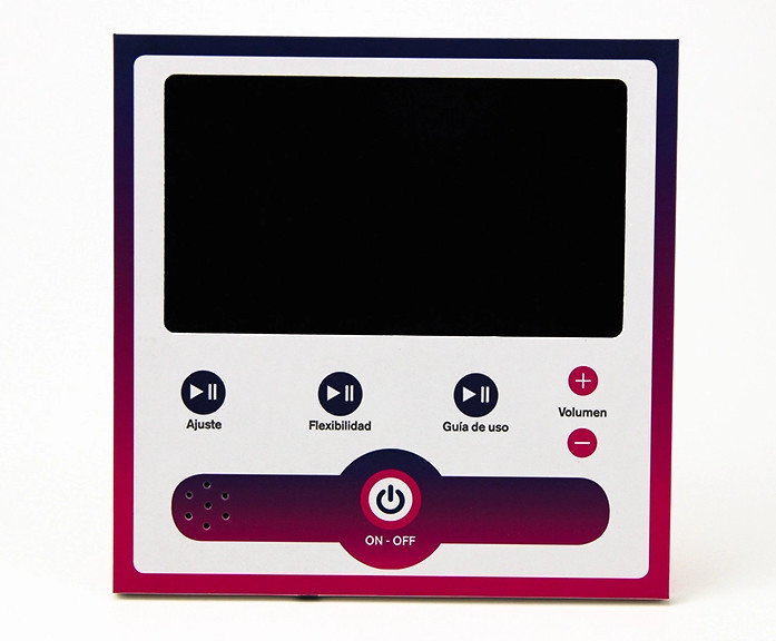7 inch LCD pop screen retail display with custom print