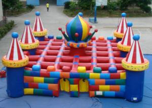 Quality Colourful circus big  inflatable maze sport game outdoor inflatable sport games for sale wholesale