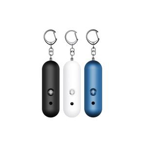 Quality AAA Battery Personal Alarm Keychain 140db Double Speaker BSCI wholesale