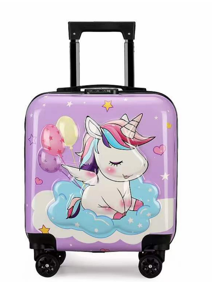 Kid'S Luggage Wheels Fashion ABS PC Rolling Travel Luggage