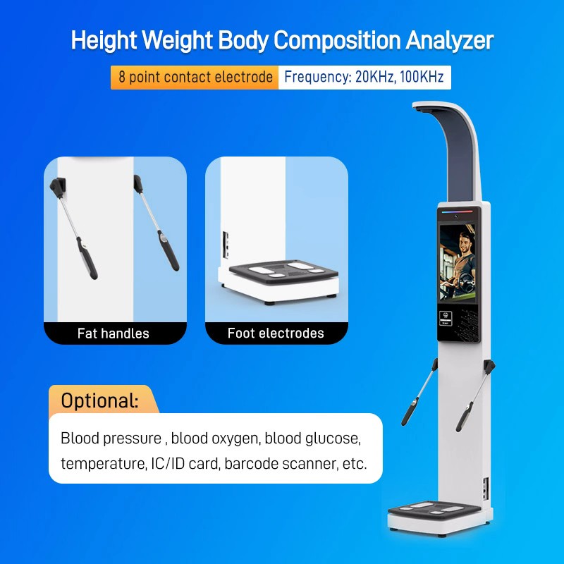 Human Inbody Body Composition Analyzer Professional Body Fat Analyzer with Printer