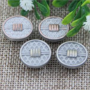 China 2018 Explosion models spiral high-grade anti brass color alloy 17 mm jeans buttons for apparel accessories on sale