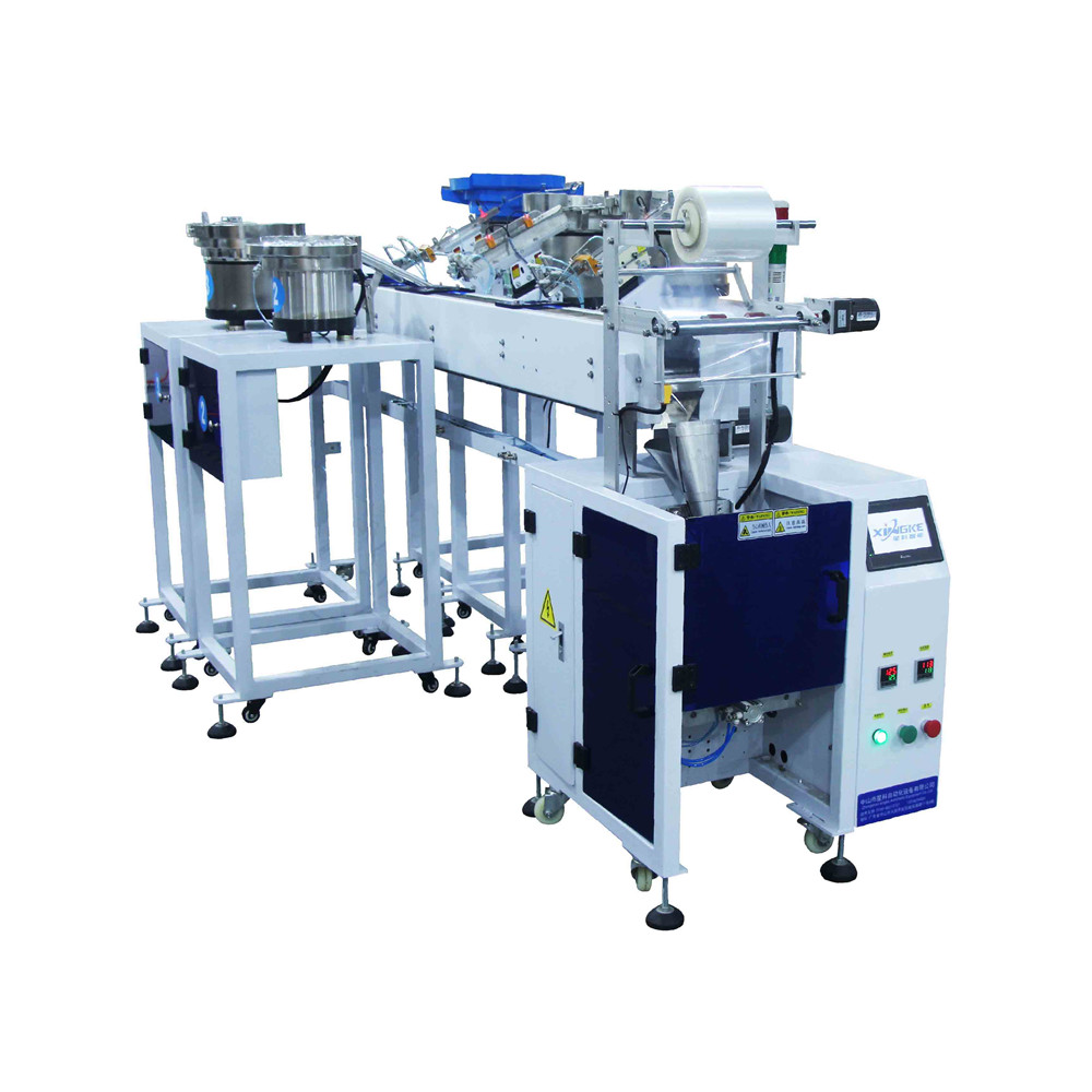 Automatic Mixing Products Screw Hardware Fastener Case Pouch Packing Machine