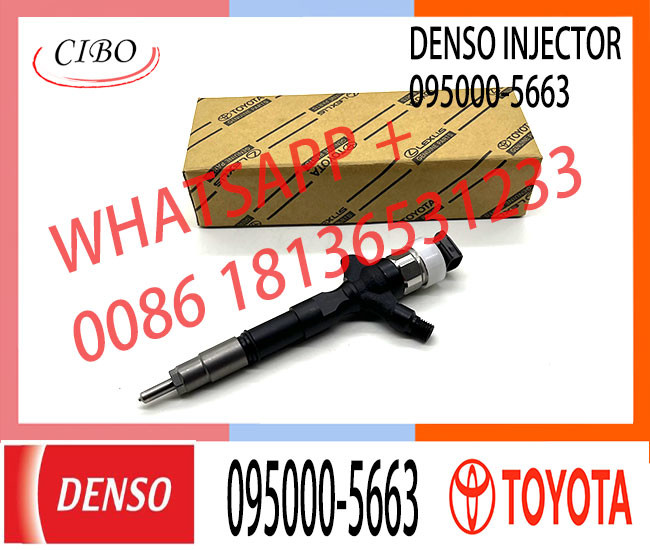 high quality diesel engine Fuel common rail injector 095000-5663 23670-39095/39096 23670-30050
