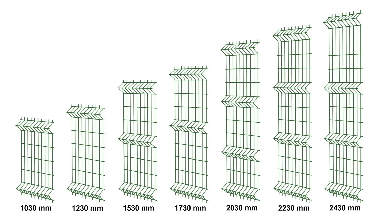 Highway Pvc Coated 3d Welded Wire Fence Low Carbon Steel