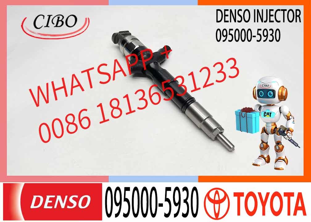 Common Rail Fuel Injector 095000-5930 23670-09060 for TOYOTA 2KD-FTV for denso