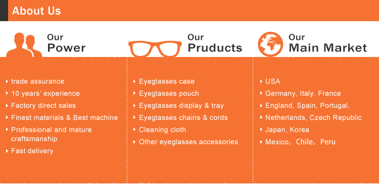 Fashion eyewear glasses cord