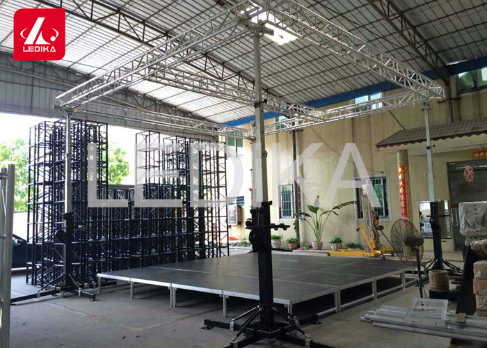 Excellent Manual Elevator Truss Tower System Lifting Tower Adjustable Height