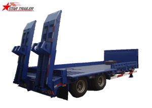 Quality 2/3/4/ Axles Hydraulic Low Bed Semi Trailer 40-100 Tons Gooseneck Type wholesale