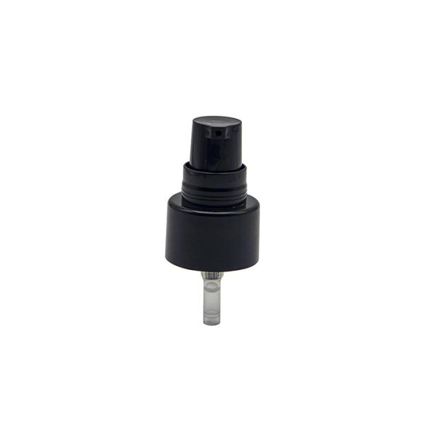Bamboo Airless Cosmetic 24-410 Amber Bottle Glass Pump