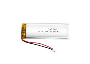 China Wholesale Rechargeable lipo 3.7 Volt  602060 700mAh li-ion polymer battery on sale