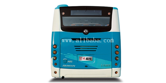 Max Speed 51-70 km/h 45-Seat Diesel Urban City Buses with Air-condition and Low Floor