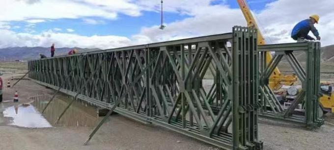Deck Continuous Steel Truss Bridge Fast Delivery Modular Bailey For Emergency Use 1