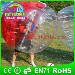 China Inlfatable Color Bumper Ball Bubble Football  Soccer Body Zorb bubble soccer ball suit on sale